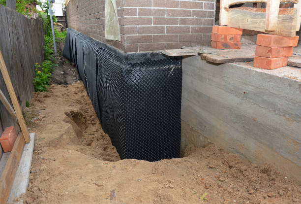 Expert waterproofing evaluation at a New Boston, MI property